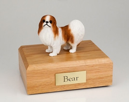 Japanese Chin Red/White Pet Cremation Urn Available 3 Different Colors &amp; 4 Sizes - £136.30 GBP+