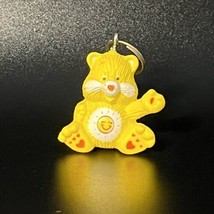 Vintage Care Bears Attachables Sunshine Bear 1985 Keychain Good Condition Rare - £7.75 GBP