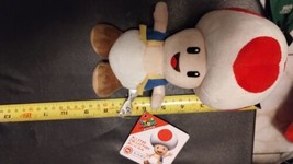 Sanei Super Mario All Star Collection 8&quot; Toad Plush Small NEW - £14.79 GBP