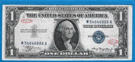 1935 $1 Silver Certificate Rare Double Date Note,Blue Seal,Circ VF,Nice!... - $68.99