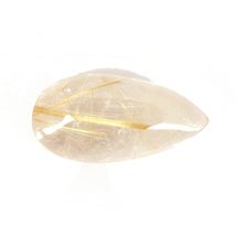 7.98 Carats TCW 100% Natural Beautiful Golden Rutile Quartz Pear Cabochon Gem by - £12.52 GBP