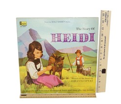 Walt Disney Productions The Story Of Heidi - Vinyl LP Vintage Record 1968 - £7.07 GBP