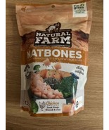 Natural Farm Natbones  All Natural Chicken Flavor Dog Treats 12 Pk EXP 9... - £13.94 GBP