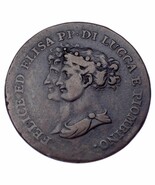 1806 Italien États Lucca 5 Centesimi Km#22 VF + État - $5,235.63 MXN