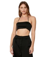 MSRP $40 Sofia Richie Satin Bralette Cami Top Black Size Small - €8,75 EUR