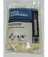 Superiorbilt 81P14B Tile Spacers One Fourth Inch 100 Count Cross Shape - £6.75 GBP