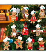 36Pcs Gingerbread Christmas Decoration for Tree - Cooking Gingerbread Ma... - $44.35