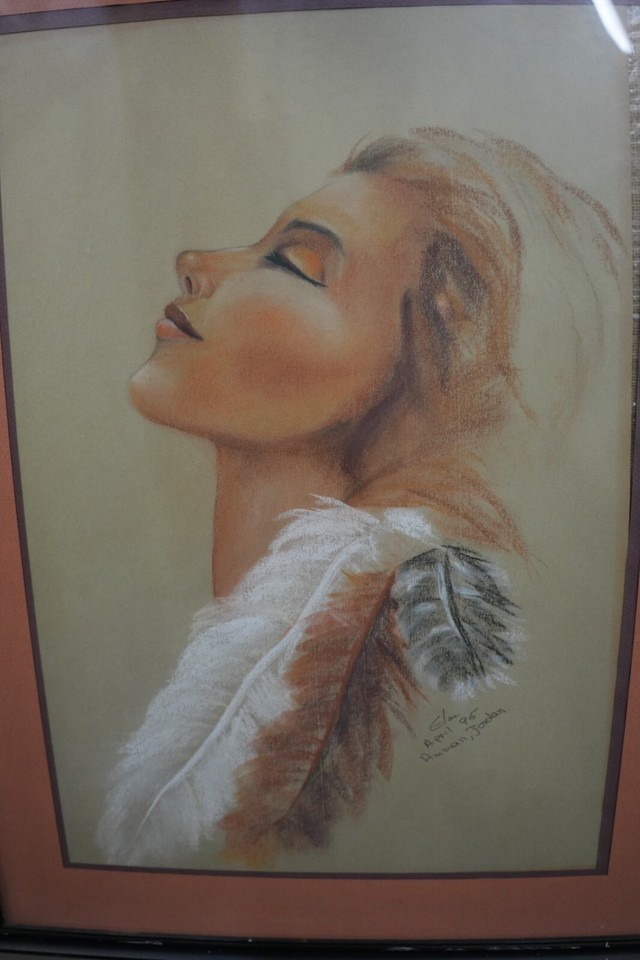 Original Oil Painting 1995 Jordanian Artist Size 24" by 17" Item image 11