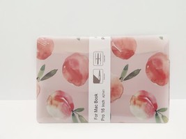 NEW Hard Cover Case for Mac Book Pro 16 inch A2141 Pink Peach/apple - £15.97 GBP
