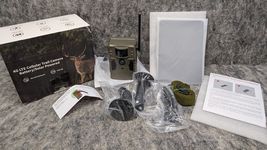 4G LTE Cellular Trail Camera Battery/Solar Powered RBX-H10 Full HD New - $37.99