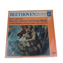 Funk &amp; Wagnalls Family Library of Great Music Album 11 Beethoven Vinyl L... - £8.89 GBP
