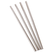 Appetito Stainless Steel Straight Smoothie Straws 36pcs - £58.29 GBP