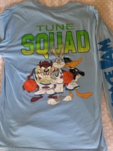 Vintage Space Jam Tune Squad Blue Long Sleeve Shirt - Size Medium - £7.83 GBP