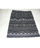 WORTH BLACK CREAM GEO STRAIGHT SKIRT SIZE 10 #9012 - $19.23