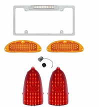 United Pacific One Piece 48 LED Tail Light/Marker Light Set 1955 Chevy B... - $249.98