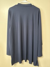 Womens 2XL Talbots Business Style Open Front Blazer Type Navy Long Sweater - $30.00