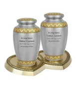 Dignity Pewter And Gold Companion Urns - $410.24 CAD