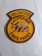 California State Parks Volunteer Patch Vintage Front And Back Attached T... - $12.55
