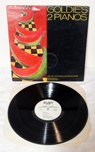 Goldie Hawkins &amp; Wayne Sanders ~ Goldies 2 Pianos ~ 1967 Ruby FRS-1736 ~ Signed - £157.31 GBP