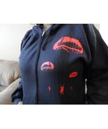 INTERPOL - Felpa Nera Con Zip Completa E Cappuccio Con Corda ~NUOVA DI Z... - $643.07 MXN