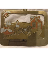 Duchin Ornament Home For The Holidays &amp; Tree Metal Christmas Sleigh &amp; Sn... - $16.60