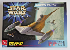 AMT 1:48 Star Wars Snapfast &quot;Naboo Fighter&quot; Model Kit #30117 Sealed Box ... - £15.28 GBP