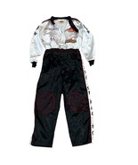 Jr. Champion Racing Suit For Kids By Aeromax Inc Size 6-8 White &amp; Black ... - $38.40