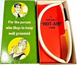 Vintage Adult Gag Gift. Well-Groomed Person Portable Air Comb. Joke Gift. - £19.77 GBP