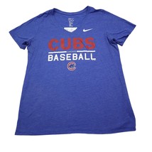 Nike Shirt Mens XL Blue Short Sleeve Cubs Chicago Baseball Pullover Tee - £9.18 GBP