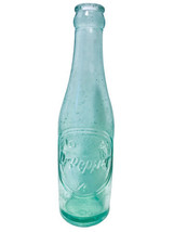Dr Pepper Vintage 1955 Green Duraglas Circle Embossed 10-2-4 Cupped Base C-2870 - £39.92 GBP