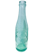 Dr Pepper Vintage 1955 Green Duraglas Circle Embossed 10-2-4 Cupped Base... - £39.92 GBP