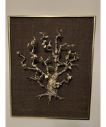 Mcm Metal Sculpture 3D Tree Artwork Wall Art Signed Konikoff 16x20” - $14,938.72 MXN