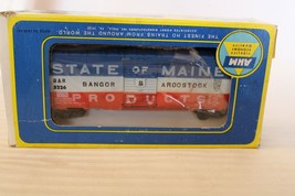 HO Scale AHM, Box Car, Bangor &amp; Aroostook, State of Maine, #5226 Multicolor - £19.69 GBP