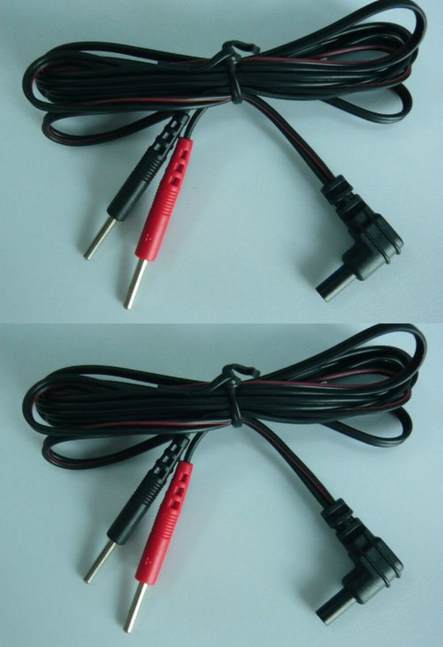 Primary image for 6 TENS Unit Lead Wires with Pin Connectors, 45" 4 ea (3 Pair) SAME DAY SHIPPING