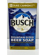 Duke Cannon Busch Beer Mountain Sized Bar Soap 10oz Made in USA Sandalwo... - £8.08 GBP