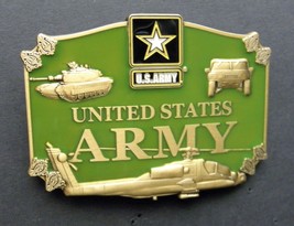 Us Army Metal Enamel Belt Buckle 3.1 Inches - $15.63