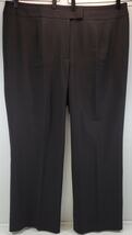 Women Black Suit Pants Polyester Elastane 16W - $7.91