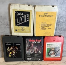 Lot of (5) Classic Rock 8-Track Tapes- Foghat, War, Cheap Trick Grand Fu... - £18.36 GBP