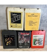 Lot of (5) Classic Rock 8-Track Tapes- Foghat, War, Cheap Trick Grand Fu... - $22.97