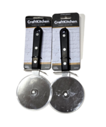 2 Pack Craft Kitchen Classic Collection Pizza Wheel Ck7010 3.5in Dishwas... - $25.99
