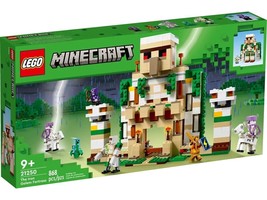 LEGO Minecraft: The Iron Golem Fortress (21250) 868 Pcs NEW Sealed (Damaged Box) - £59.27 GBP