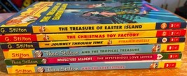 Geronimo &amp; Thea Stilton Series Lot of 6 New Books Paperback Christmas Tropical - £18.99 GBP