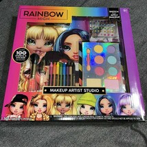 Rainbow High Makeup Artist Studio, 100+ stencils stickers designs - $13.50