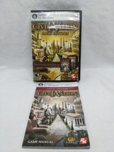 *NO Discs* Sid Meiers Civilization IV Gold Edition PC Video Game Box And... - $8.90