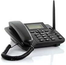 Bw 2.4&#39;&#39; Wireless Quadband Gsm Classic Desk Telephone Telephone Handset,... - £57.41 GBP