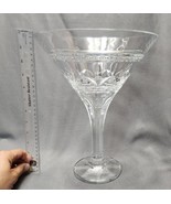 Giant Cut Crystal Martini Glass XL 70 oz Wedding Centerpiece 11.5&quot; Punch... - £116.85 GBP