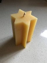 3 inch Star and Round Pillar 100% Natural Beeswax Candles Handmade in Canada - £20.13 GBP+