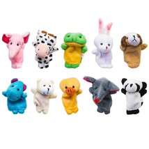 Smartonline 10 Pcs Tiny Animal Farm Finger Puppet Toy Cloth Toy ( Free shipping) - £17.38 GBP