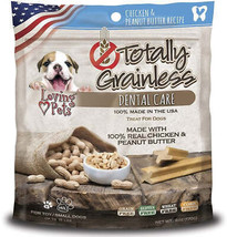 Loving Pets Totally Grainless Chicken &amp; Peanut Butter Dental Chews | For... - $5.89+