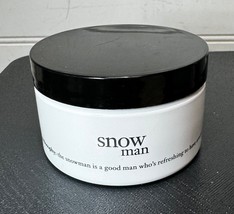 Philosophy Snow Man Glazed Body Souffle Cream 4 Oz New Factory Sealed - £19.14 GBP